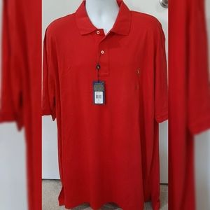Polo Ralph Lauren Men's 2XL Tall Red Polo Shirt